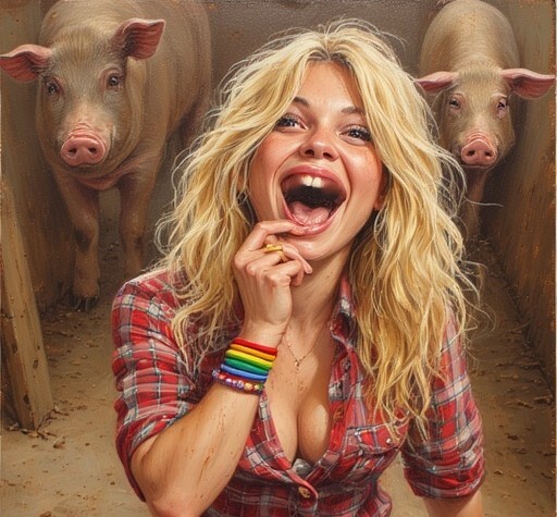 Not an actual picture of Random or her teeth. She has all her teeth but has had 1 cavity. She eats too much sugar.