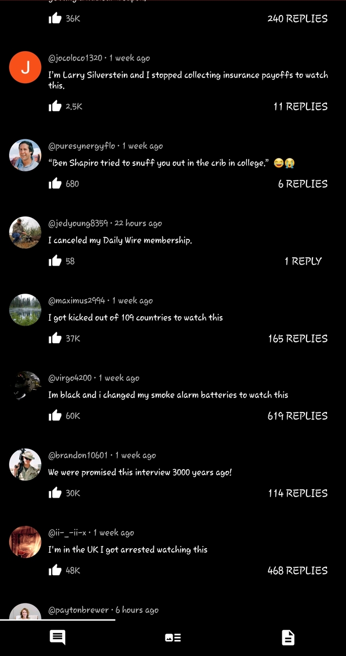 Whats the craziest YouTube comment section youve seen in the past week?