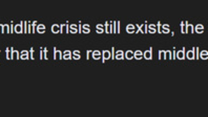 Do you believe we are living in one of the most unhappiest times to ever be a human in a weird way?