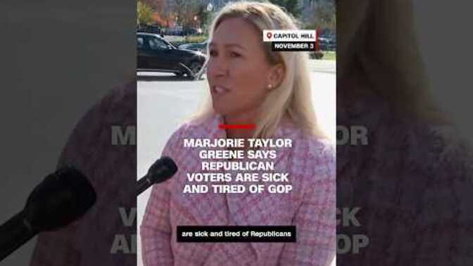 Isn't it amazing that MTG is finally exposing the discontent within her own party?