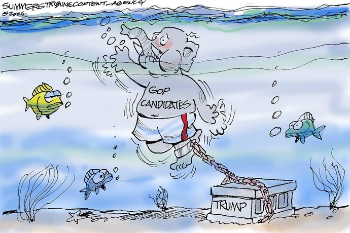 Why did NO -ZERO - MAGA candidates have Trump stump for them?