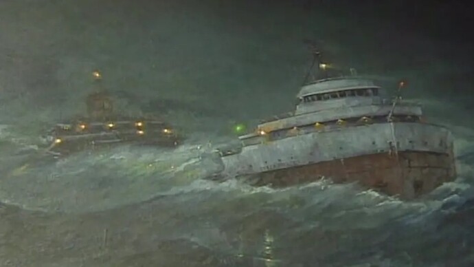 A tribute to the 29 men who died Nov. 10 , 1975 aboard the Edmund Fitzgerald in Lake Superior