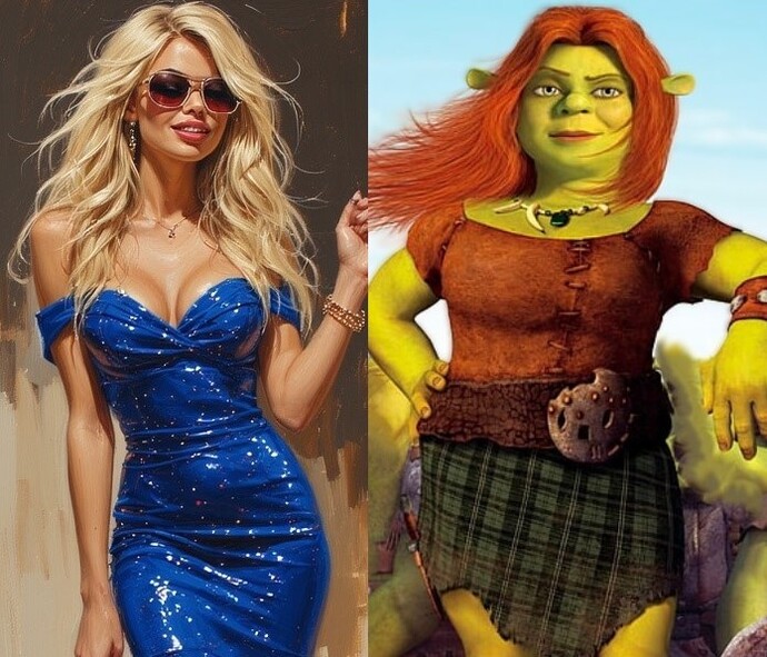 Image on left is Random using just the "hint of filtering."