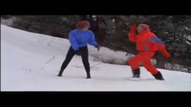 How would you react if you got into a snowball fight and your opponent took one throw you did seriously and tossed one hard directly in your face?