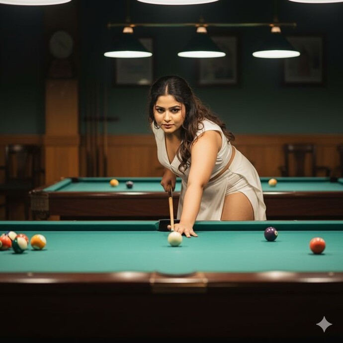 Now I want to play billiards with you according to your outfit, what kind of outfit do you have?