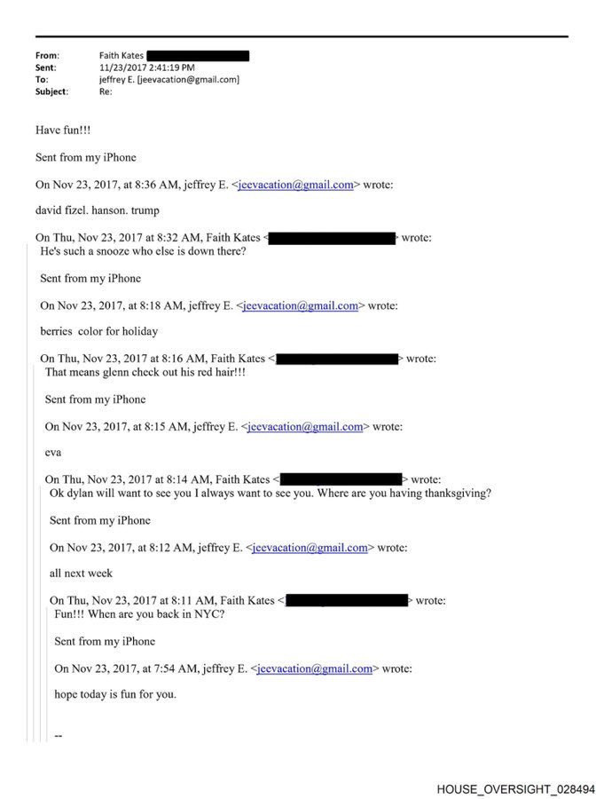 These emails show that even if Trump wasn't a pedo rapist he KNEW about Epstein's depravity. Will this cause Congress / MAGA base to turn on him?