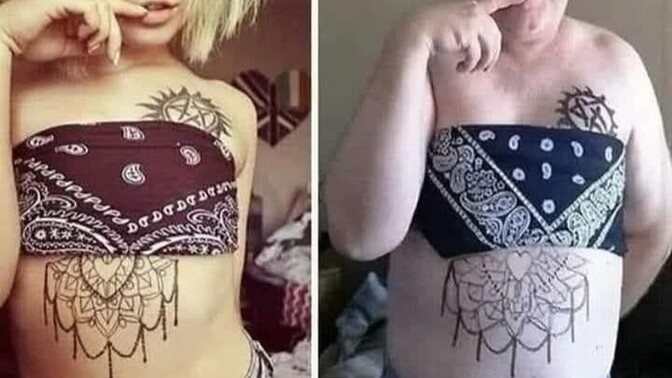 Who wore it better, dad or daughter?