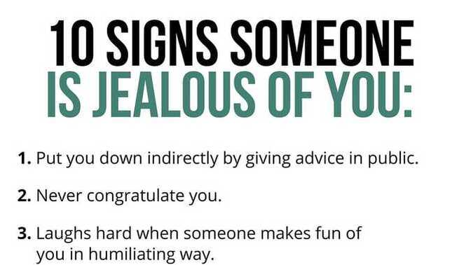 Have you ever encountered people who worked hard to make you feel jealous of them?
