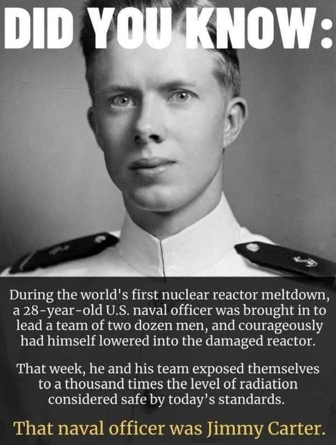 Do you believe Jimmy Carter was a good person on the inside?