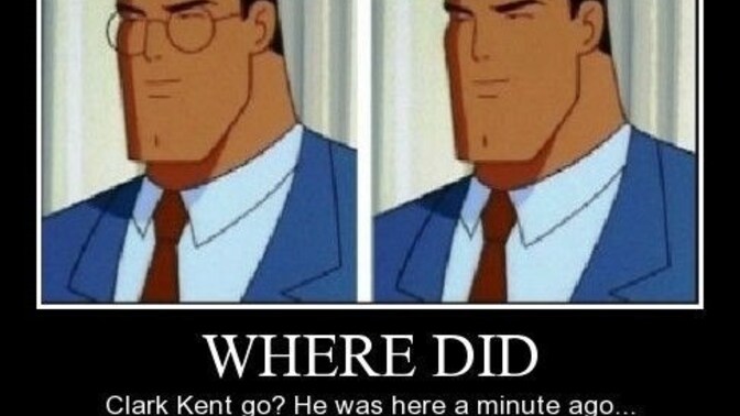 Would you hold it against Clark Kent if he missed Supermans funeral?