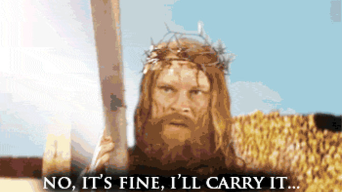 Did you know they killed off the main character in Passion of the Christ?