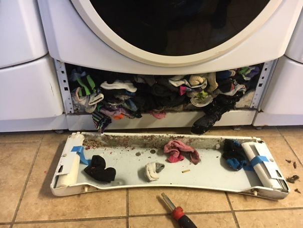 Where do missing socks go?