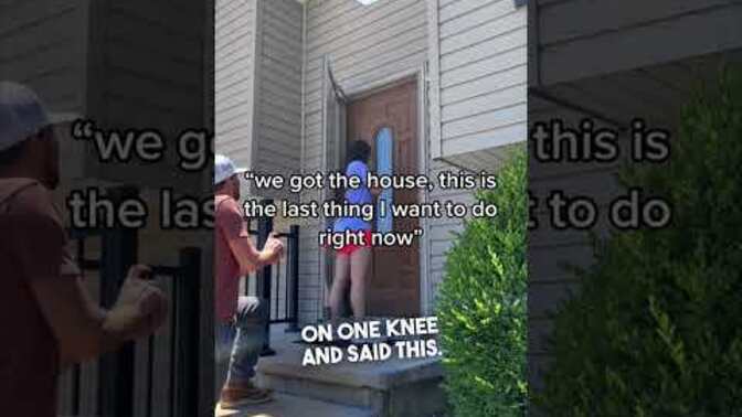 Do you think its stupid to buy a house first before proposing?