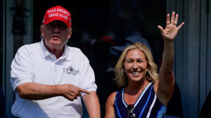 Why is Trump calling MTG a "traitor" for pushing to release the full Epstein Files?