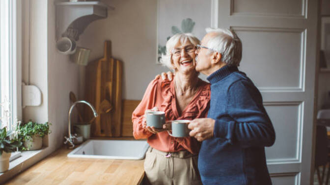 What's the correct response to your partner getting up before you to make you coffee?