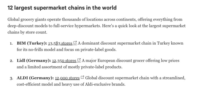 AI search response is NOT on the list as #1. 