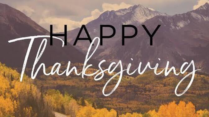 Who is traveling for Thanksgiving this year?