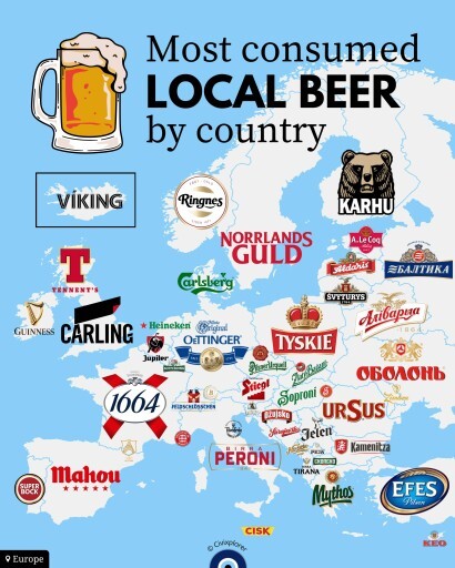 Do you drink the most popular beer where you live?