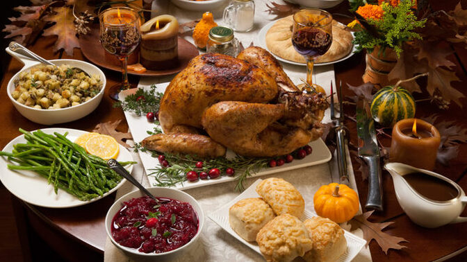 What are all the foods you love at Thanksgiving?
