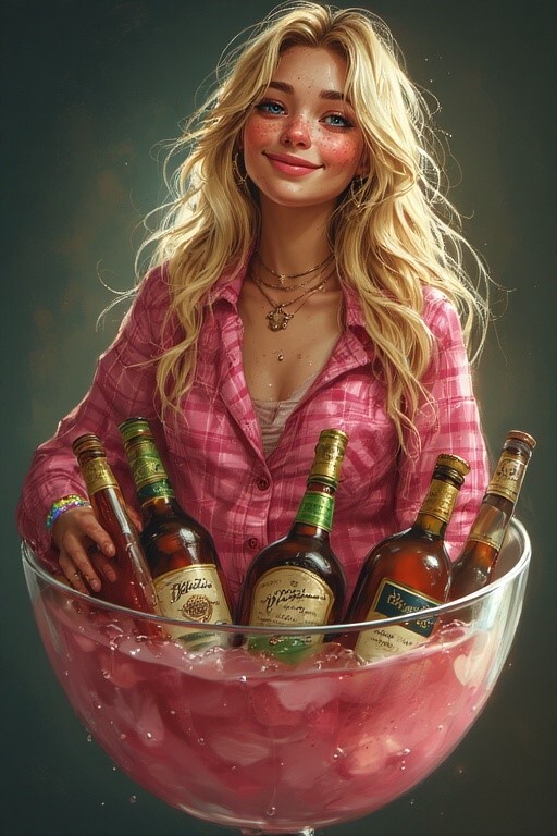 Actual simulation of Random liking a cocktail