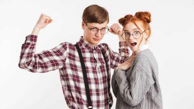 How many ladies out there love nerdy guys? How many guys out there like nerdy girls?