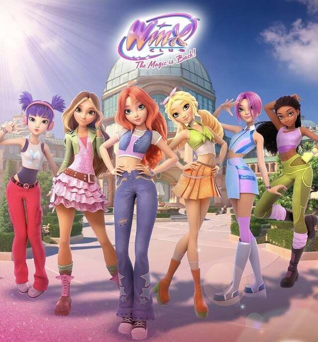 Is Winx Club closer to Family Guy or SpongeBob in terms of humor and content? Also, what about The Magic Is Back reboot?