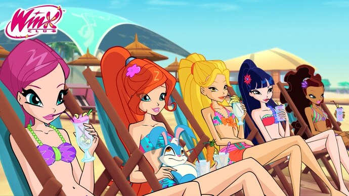 Is Winx Club closer to Family Guy or SpongeBob in terms of humor and content? Also, what about The Magic Is Back reboot?