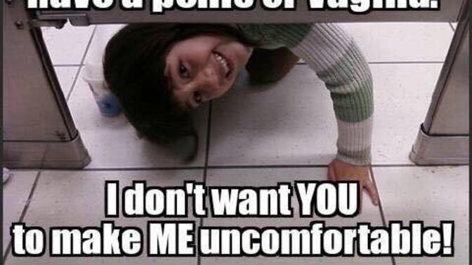 Why do leftists use this "meme" as a attempt to make fun of people who care if women are comfortable or not?