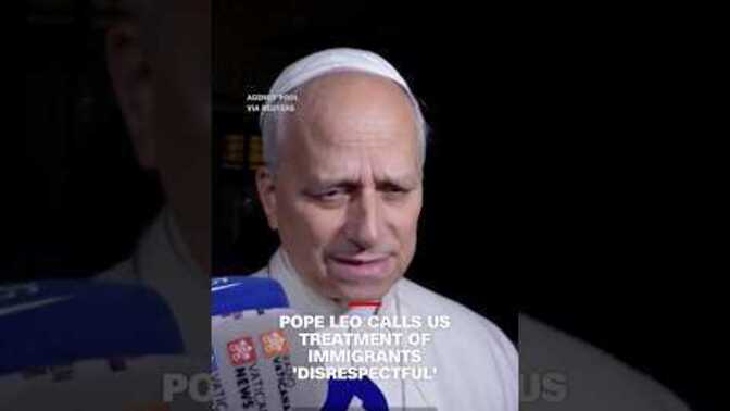 Do you agree with Pope Leo's statement?