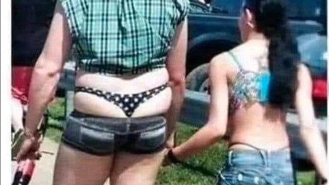 If the airport lost your case would you wear your partners clothes?
