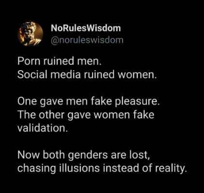Why is it so hard for women to accept reality?