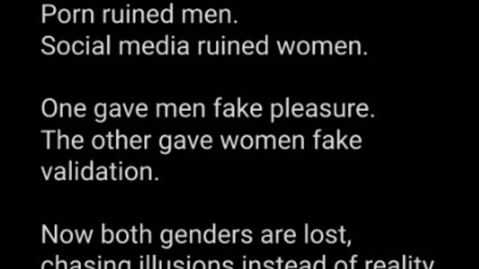 Why is it so hard for women to accept reality?