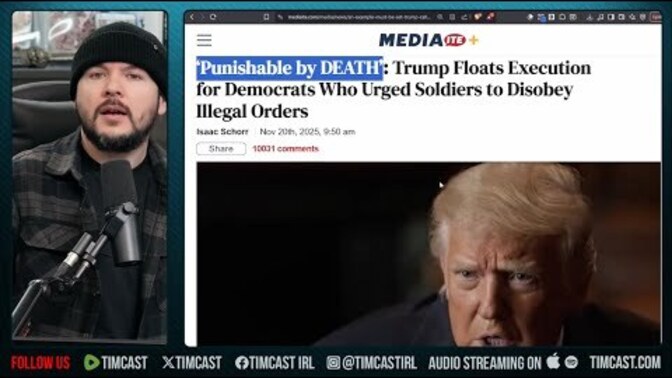 Are democrats openly calling for a military coup, sedition, against President Trump?