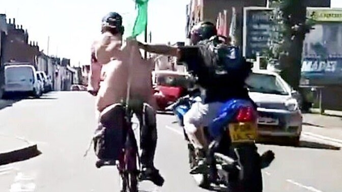 Should riding a bike naked be illegal?