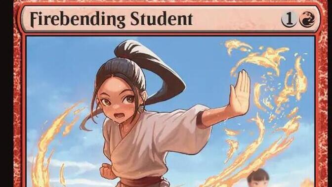 Firebending Student: How broken is this REAL MTG card, since it allows turn 3 wins in Standard?