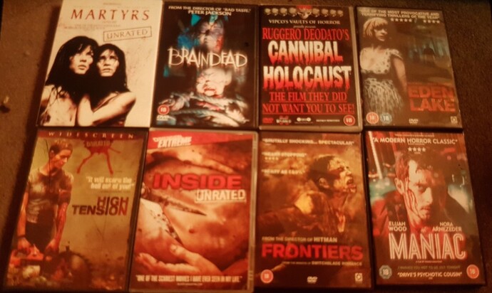 What horror should be with these?