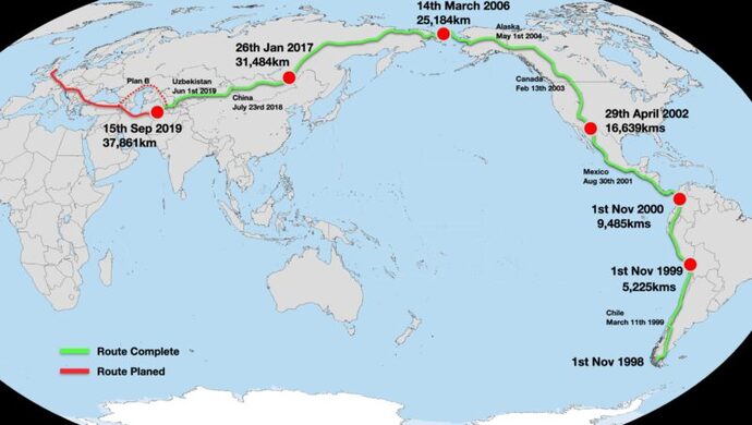 Does anyone else think the story of the guy who walked around the world in 27 years is bullshit?