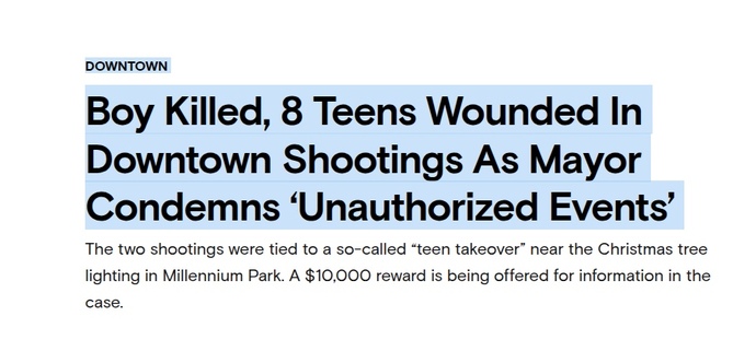 Do you believe Chicago is as crime free as Brandon says it is?