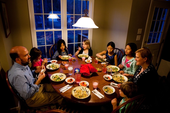 How often does your family have dinner together?