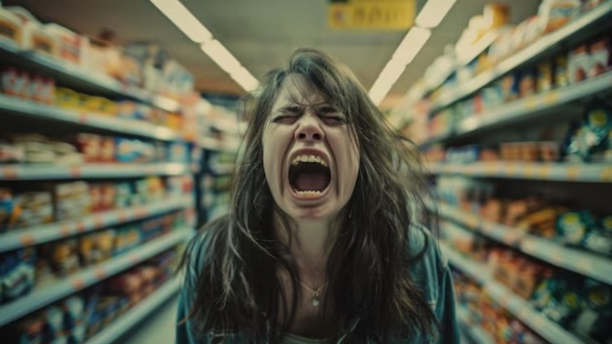 Being inside a grocery store is a place where I feel like my hatred for humans is at its most intense. Agree or disagree?