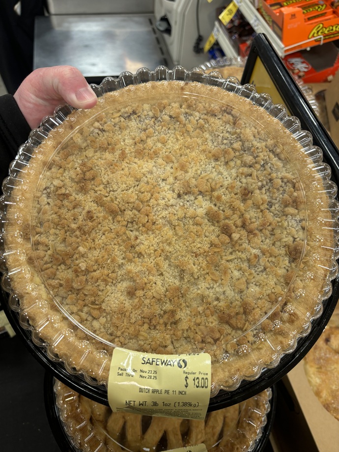 Happy Thanksgiving all my fellow gag users. Which pie sounds better?