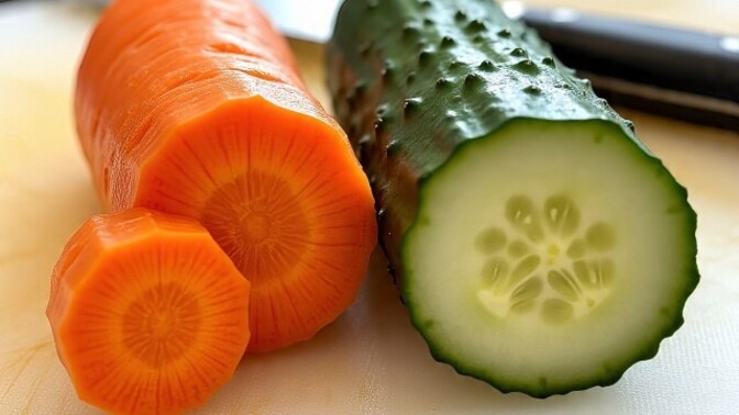 Carrot or cucumber?