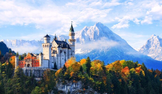 Germany - Neuschwanstein Castle, Zugspitze (Alps)