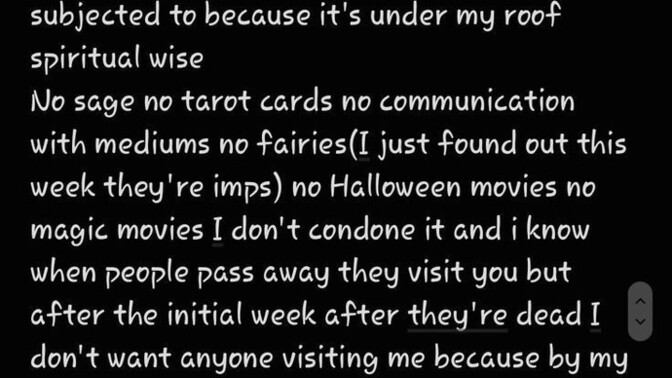 Pt3: Should I be blamed if I told my friend I was taking spiritual precautions and a few years later she experienced something spiritual involving me?