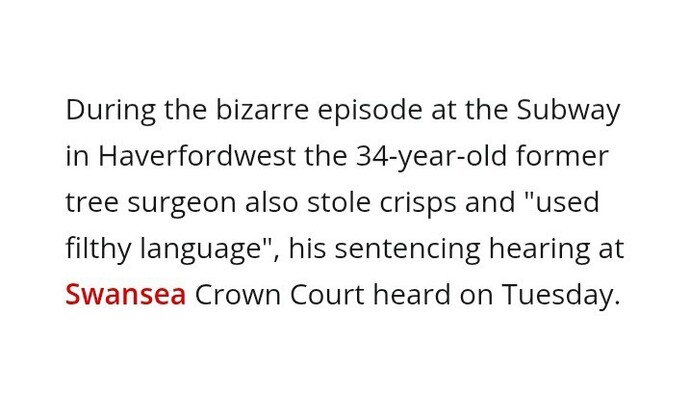 Of this court case which is the worst crime?