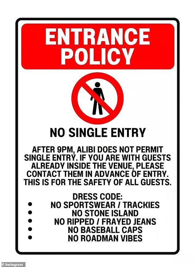 Should single men be barred from pubs and clubs?