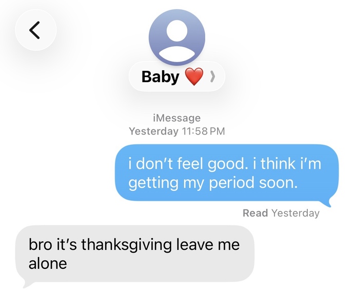 Why was my boyfriend being mean to me last night?