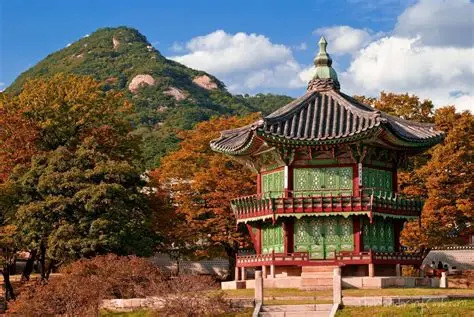 South Korea - architecture and mountains