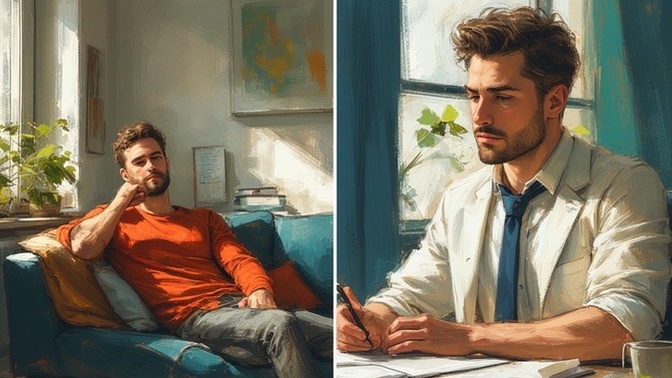 Would you rather date someone who is perfectly content and stable in a simple life, or someone who is very ambitious but constantly stressed and busy?