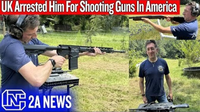 What are your thoughts on the UK guy getting arrested for posting a picture of him shooting a machine gun while on holiday in the US?